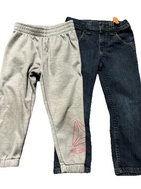Toddler Boy Pants Reebok Sweatpants Wrangler Jeans Size 4T